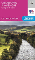 Grantown Aviemore Cairngorm Mountains Landranger Map 36 Ordnance Survey Latest 