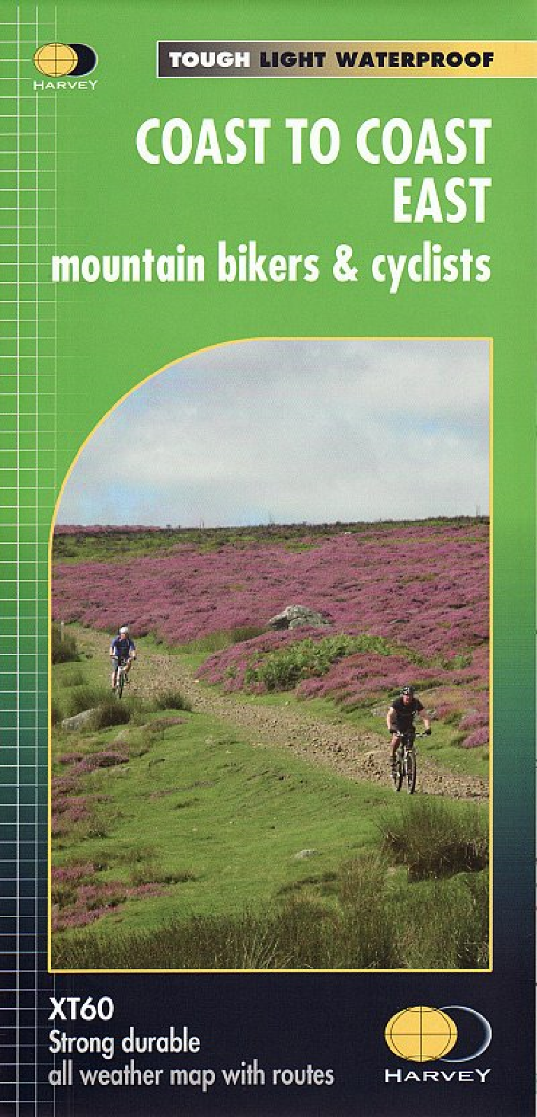 Coast To Coast East Harvey Cycle Map - Mountain Bikers And Cyclists