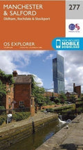 Manchester and Salford Explorer Map 277 Ordnance Survey