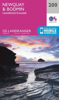 Newquay Bodmin Camelford St Austell Landranger Map 200 Ordnance Survey Latest