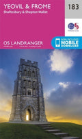 Yeovil & Frome Landranger Map 183 Ordnance Survey Latest 