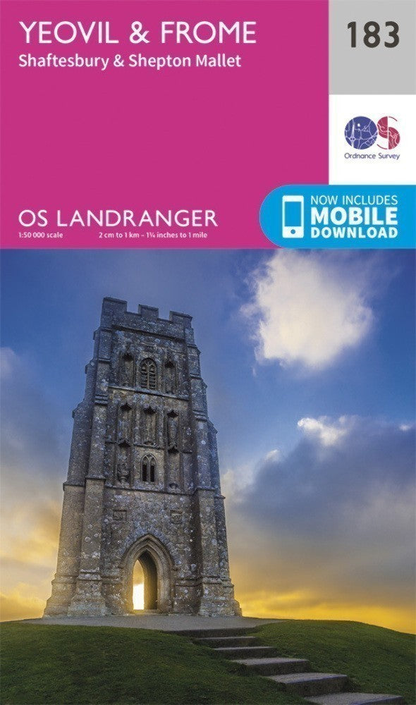 Yeovil & Frome Landranger Map 183 Ordnance Survey Latest 