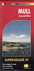 Mull Iona & Ulva Harvey Superwalker map - XT25