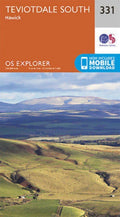 Teviotdale South Explorer Map 331 Ordnance Survey