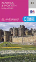 Alnwick & Morpeth Rothbury & Amble Landranger Map 81 Ordnance Survey Latest 
