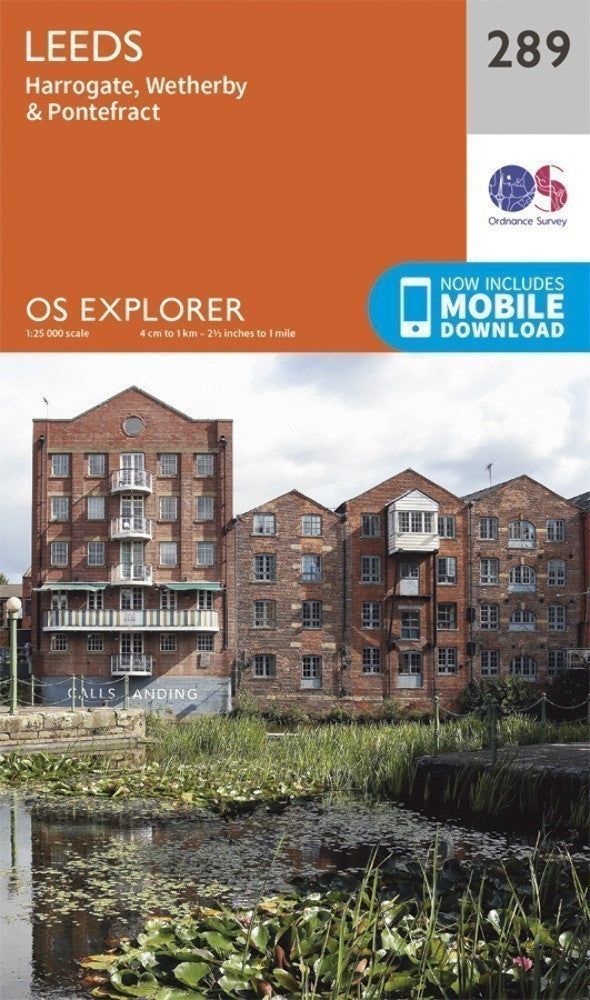Leeds Explorer Map Ordnance Survey 289