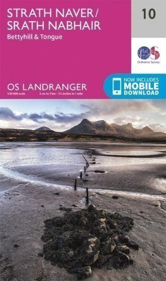 Strathnaver Bettyhill Tongue Landranger Map 10 Ordnance Survey Latest 