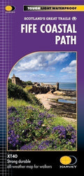 Fife Coastal Path Harvey Map Kincardine to Newburgh
