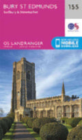 Bury St Edmunds Sudbury & Stowmarket Landranger Map 155 Ordnance Survey Latest 