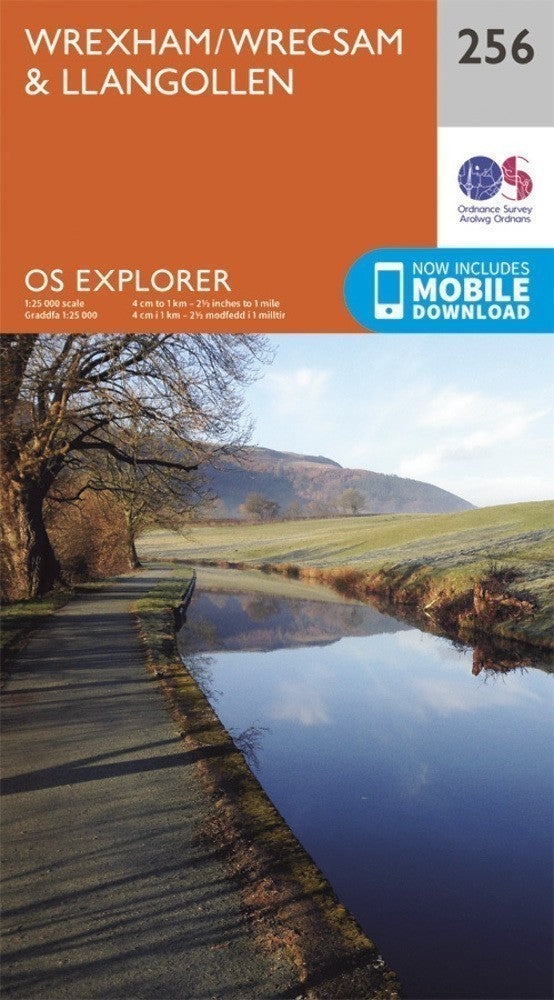 Wrexham Explorer Map 256 Ordnance Survey