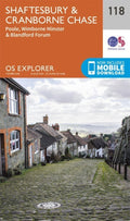 Shaftesbury Cranbourne Chase Poole 118 Explorer Map Ordnance Survey With Digital