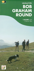 Bob Graham Round Map challenge Harvey Lake District
