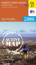 Explorer Active Map  OL 27 North York Moors - Eastern area OS OL27