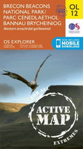 Explorer Active Map  OL 12 Brecon Beacons National Park  by OS OL12
