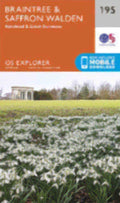 Braintree and Saffron Walden 195 Explorer Map Ordnance Survey With Digital Downl