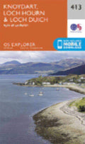 Knoydart Loch Hourn and Loch Duich Explorer Map 413 Ordnance Survey 2015