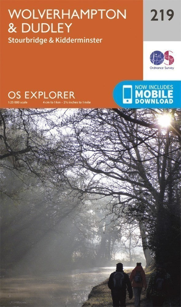 Wolverhampton Dudley Stourbridge 219 Explorer Map Ordnance Survey