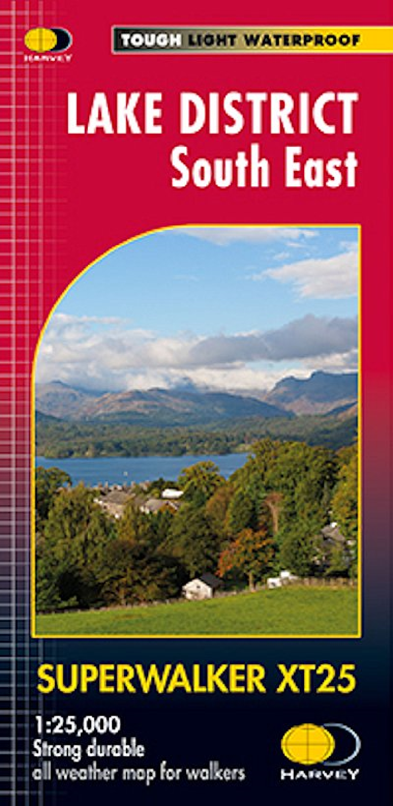 Lake District South East Harvey Superwalker map - Kendal Grizedale