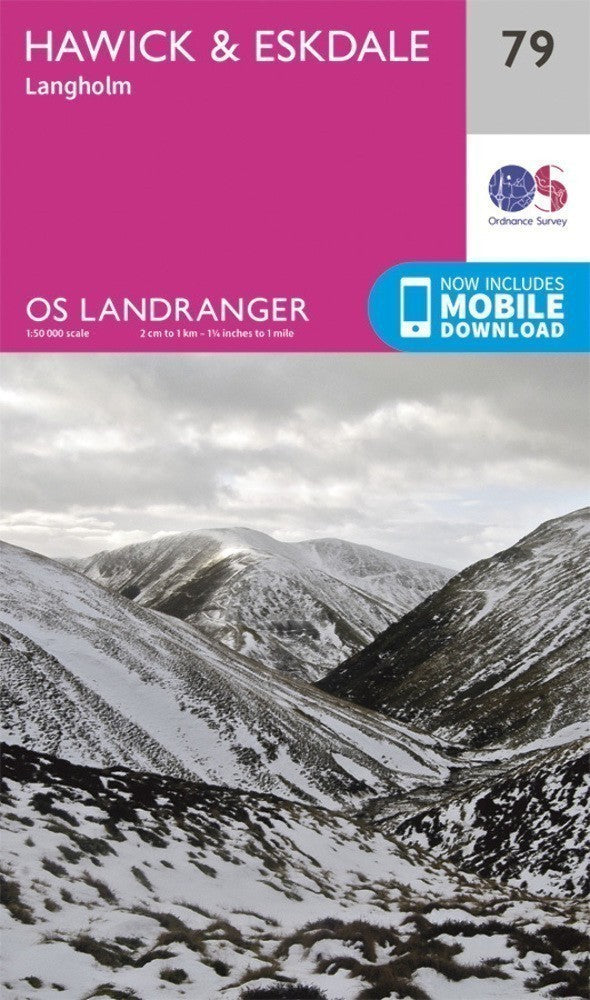 Hawick & Eskdale Langholm Landranger Map 79 Ordnance Survey Latest 