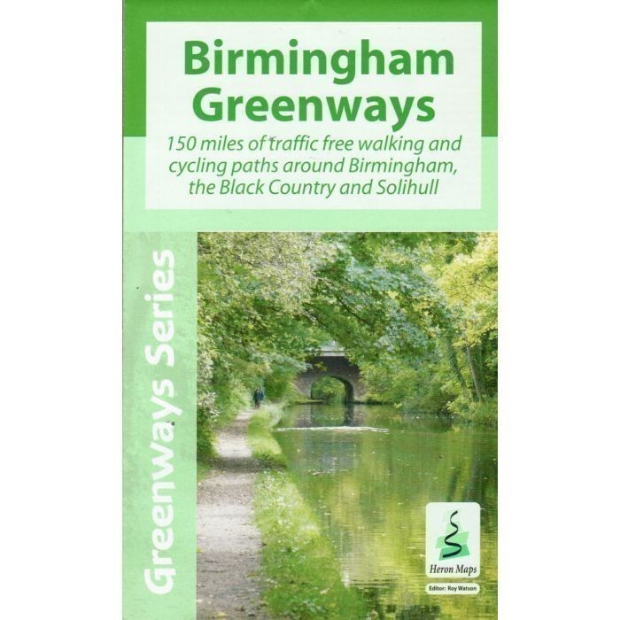 Birmingham Greenways map 150 miles of traffic free walking and cycling paths
