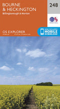 Bourne and Heckington Explorer Map 248 Ordnance Survey