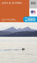 Jura and Scarba Explorer Map 355 Ordnance Survey