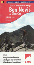 Ben Nevis & Glen Coe Harvey British Mountain Map - BMC - O