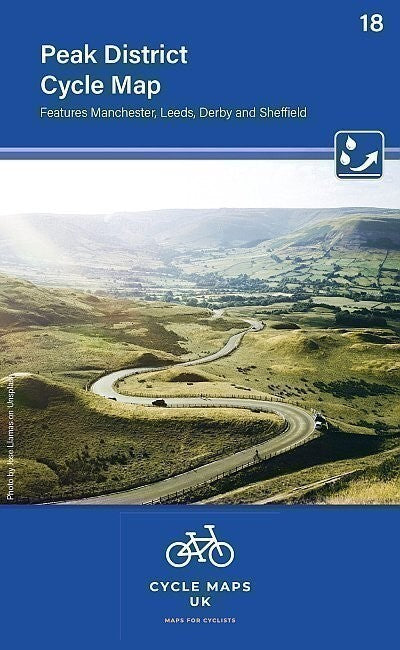Peak District Cycle Map 18 Manchester, Leeds, Derby and Sheffield