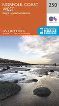 Norfolk Coast West Explorer Map 250 Ordnance Survey