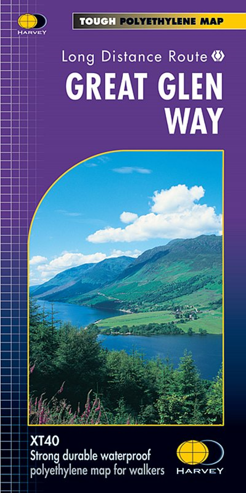 Great Glen Way Harvey National Trail Map  Fort William to Inverness