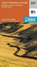 West Pennine Moors Blackburn Darwen and Accrington Explorer Map 287