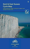 Kent Cycle Map featuring The High Weald and Kent Downs