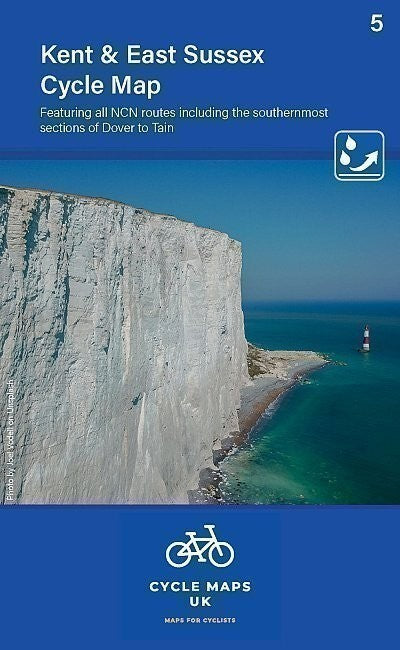 Kent Cycle Map featuring The High Weald and Kent Downs