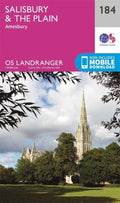 Salisbury & The Plain Amesbury Landranger Map 184 Ordnance Survey Latest 