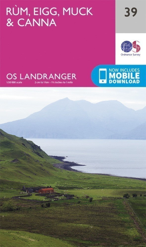 Rum Eigg Muck Landranger Map 39 Ordnance Survey Latest 