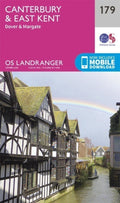 Canterbury & East Kent Dover & Margate Landranger Map 179 Ordnance Survey Latest