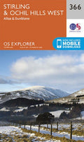 Stirling and Ochil Hills West Explorer Map 366 Ordnance Survey