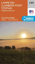Lampeter Tregaron and Llan-non 199 Explorer Map Ordnance Survey With Digital 