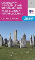 Stornoway North Lewis Landranger Map 8 Ordnance Survey Latest 