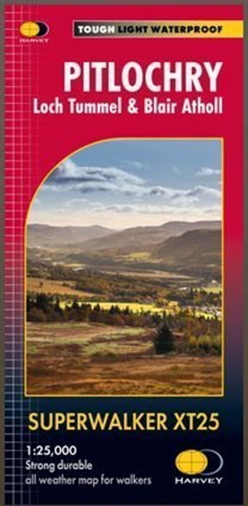 Pitlochry: Loch Tummel & Blair Atholl - XT25 Harvey Superwalker MAP
