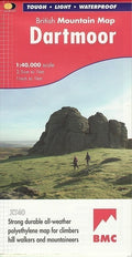Dartmoor Harvey British Mountain Map - BMC - O