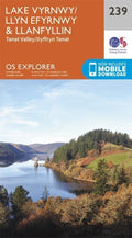 Lake Vyrnwy and Llanfyllin Tanat Valley Explorer Map 239 Ordnance Survey