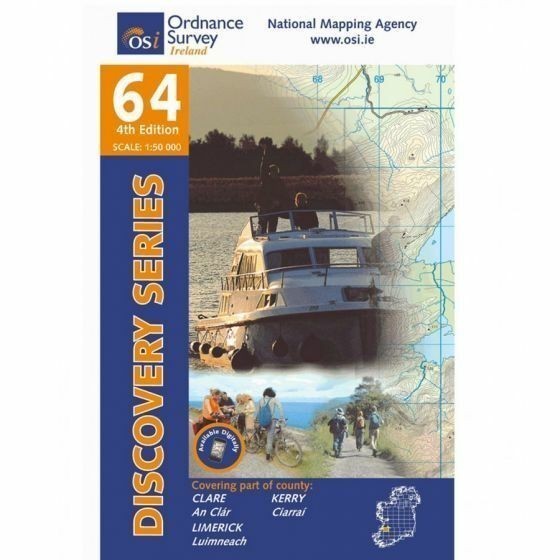Clare Kerry Limerick OS Discovery - 64 - map