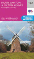Northampton Milton Keynes Buckingham Daventry Landranger Map 152 OS Latest 