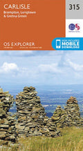 Carlisle Brampton Longtown and Gretna Green Explorer Map 315