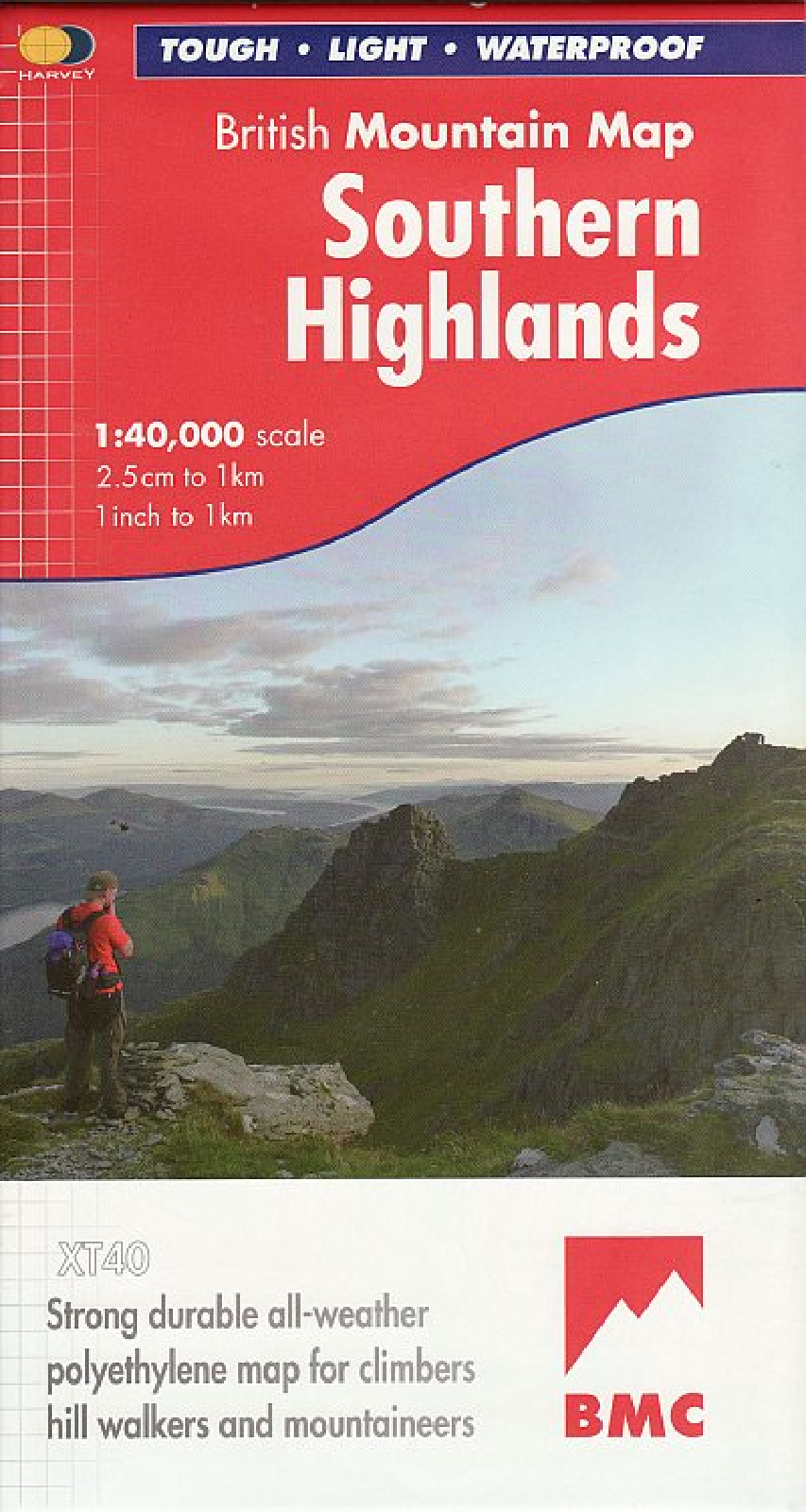 Southern Highlands Harvey British Mountain Map - BMC - O