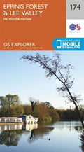 Epping Forest & Lee Valley 174 Explorer Map Ordnance Survey With Digital Downloa