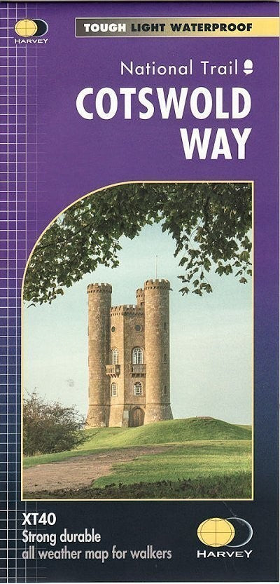Cotswold Way Harvey National Trail Map 