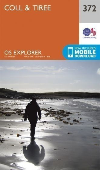 Coll and Tiree Explorer Map 372 Ordnance Survey