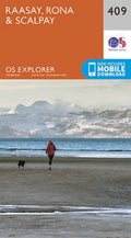 Raasay, Rona and Scalpay Explorer Map 409 Ordnance Survey 2015